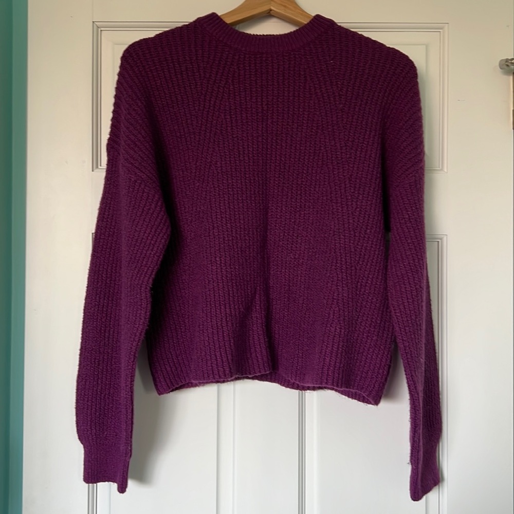 BP purple knit sweater